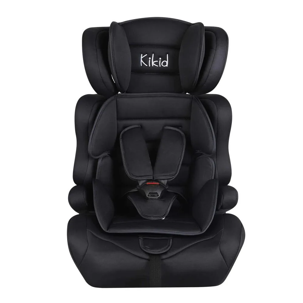 Bilbarnstol Kikid Basic 9-36 kg Black Edition