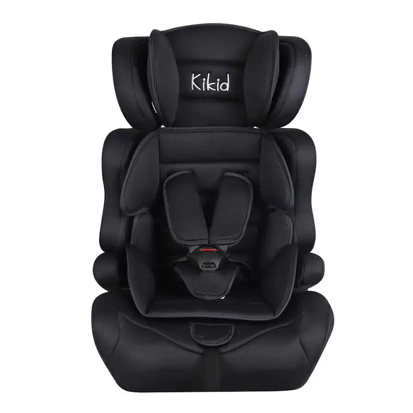 Bilbarnstol Kikid Basic 9-36 kg Black Edition