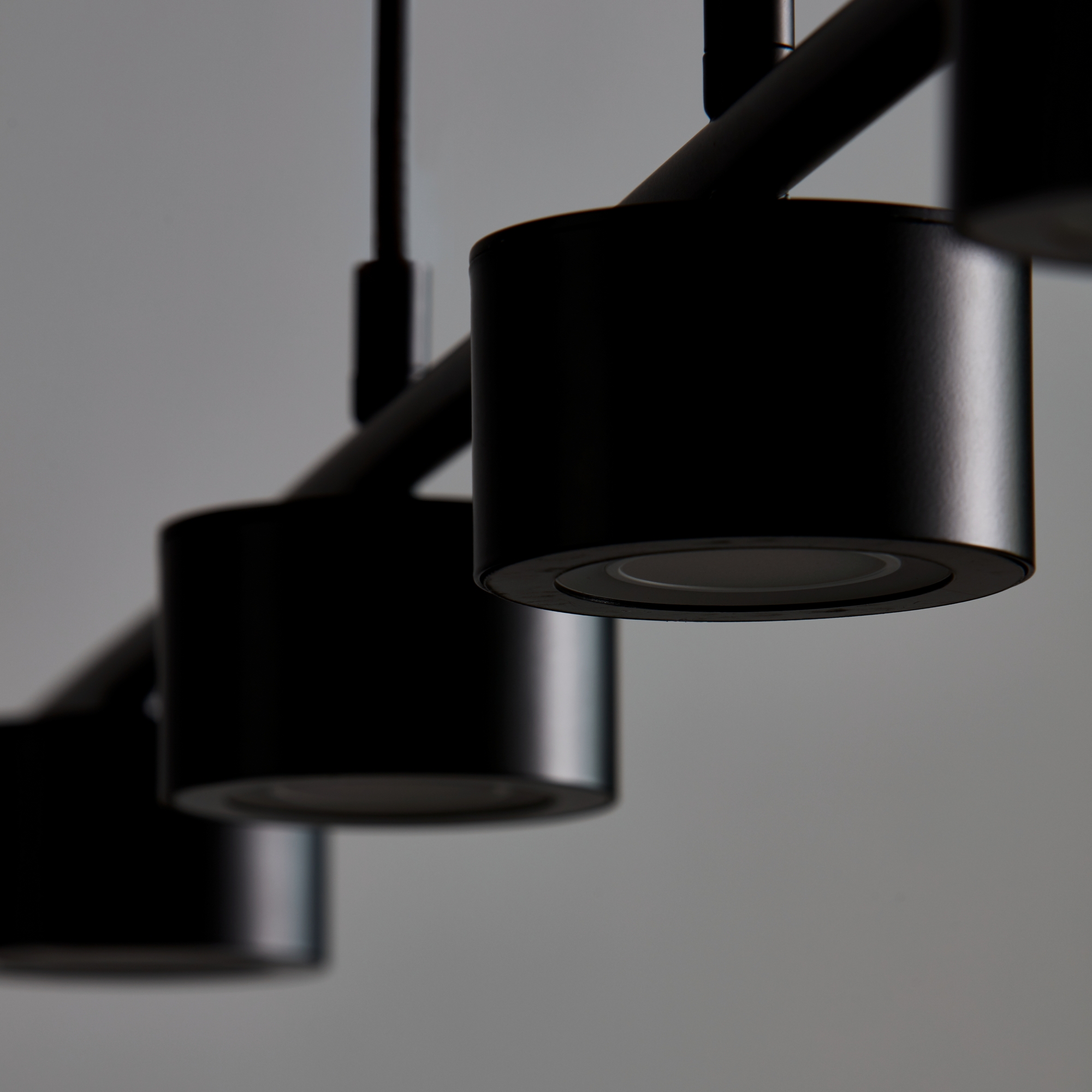 Taklampa Nordlux Clyde Svart 4L Pendel med LED