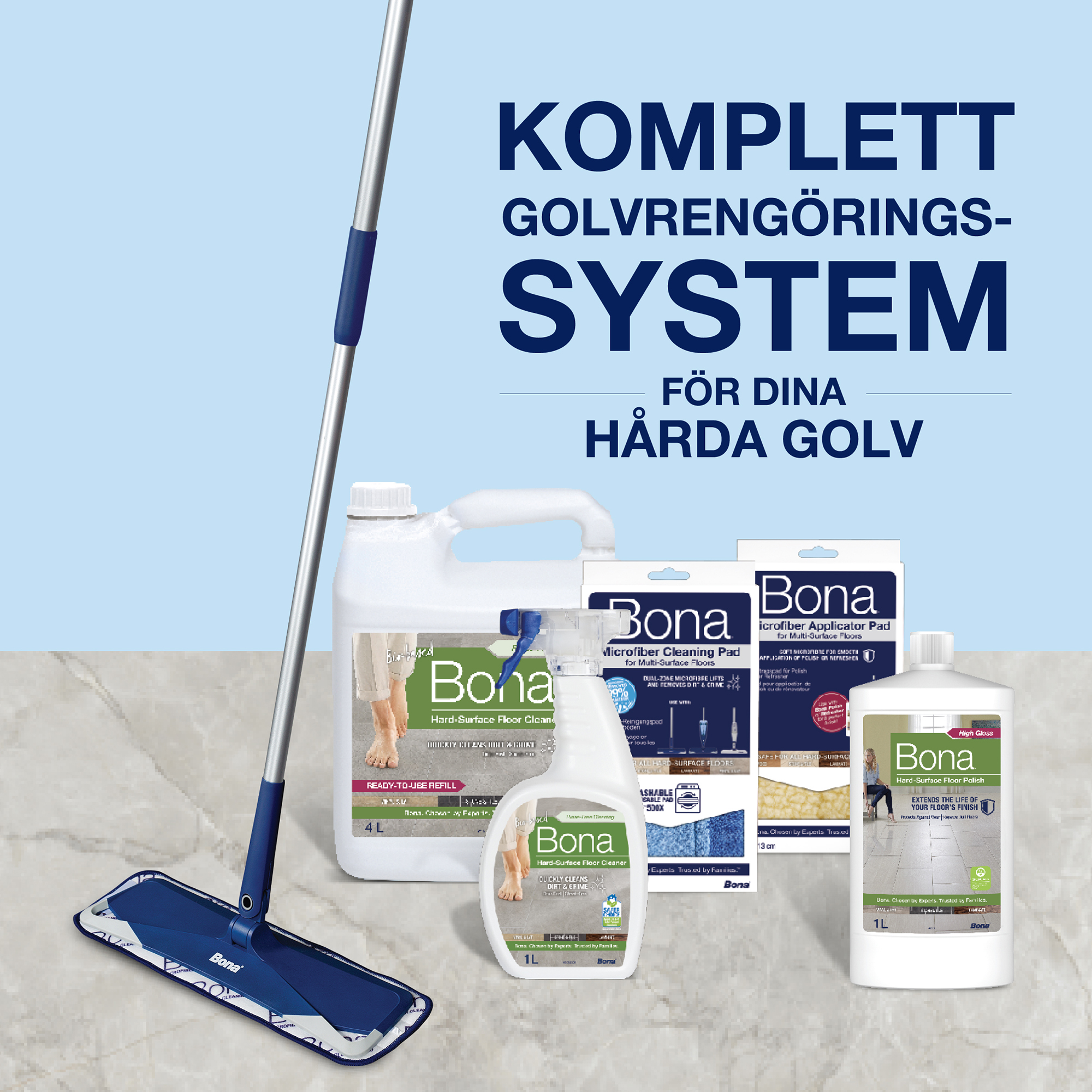 Cleaner Bona för Klinker och Laminat 1 liter