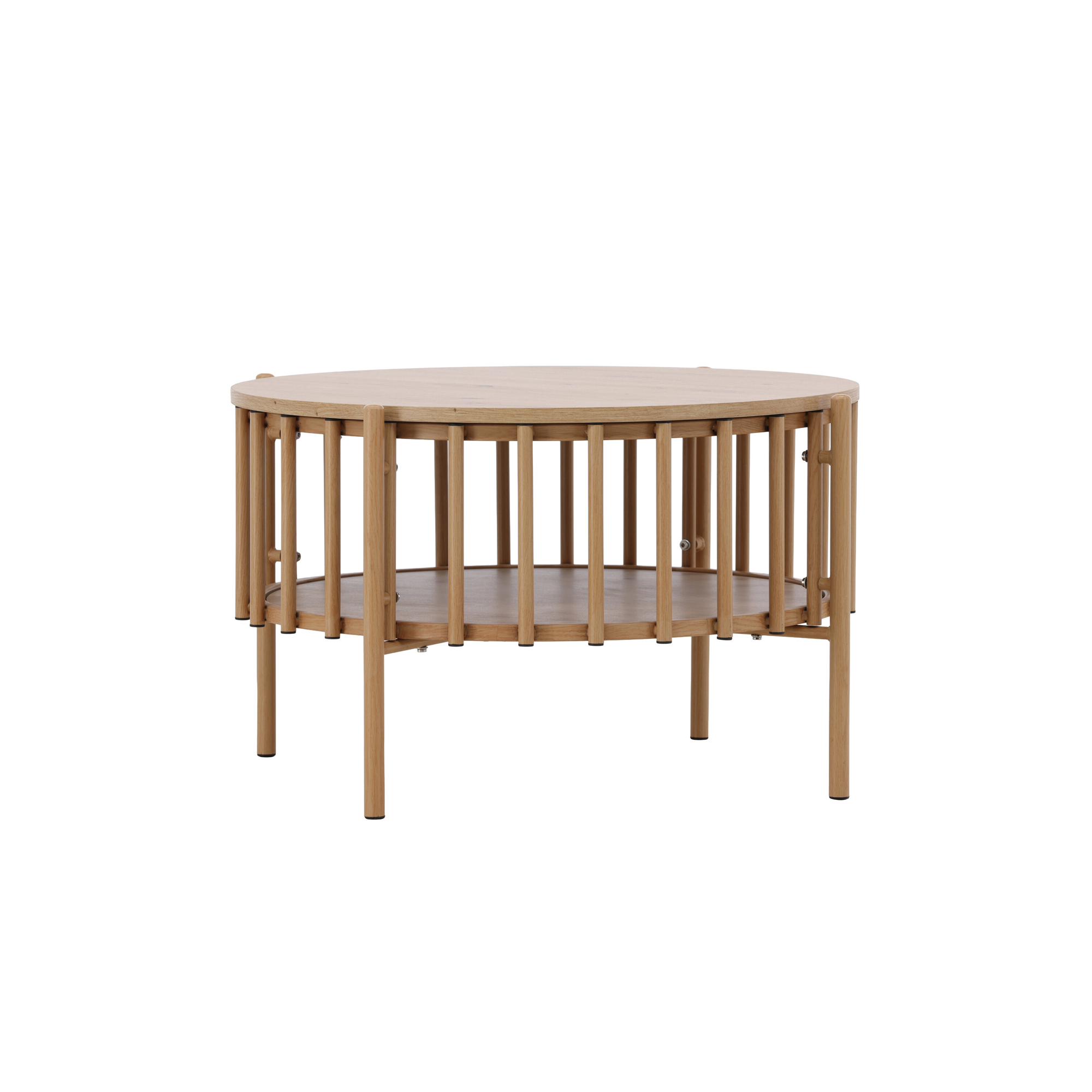 Soffbord Venture Home Rubbo Ø80x50 cm med Förvaring