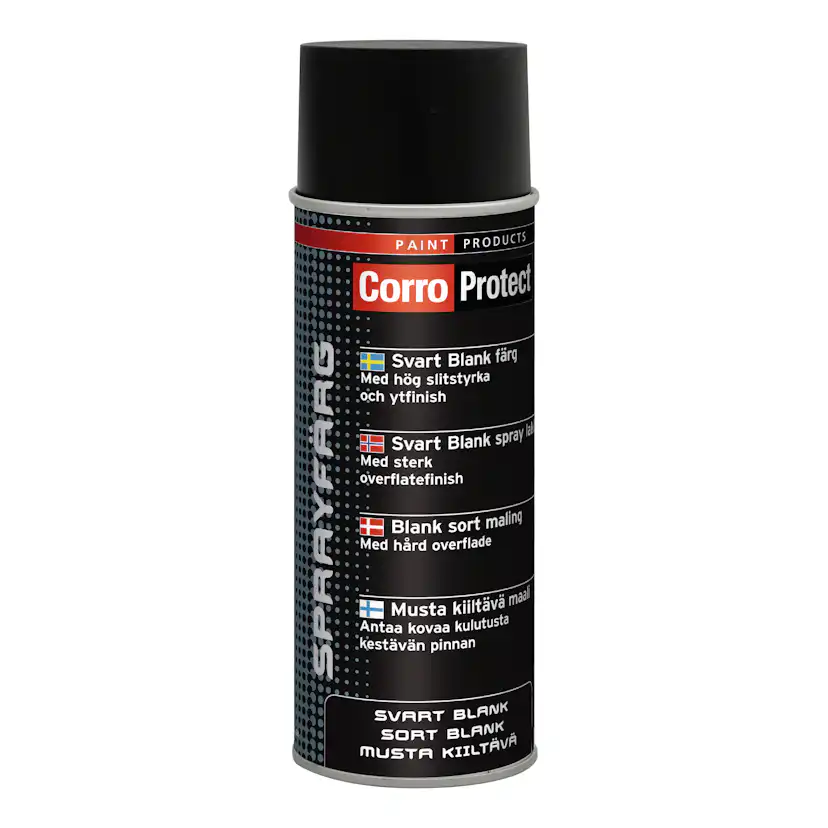 Täckfärg CorroProtect Färg Blank Svart