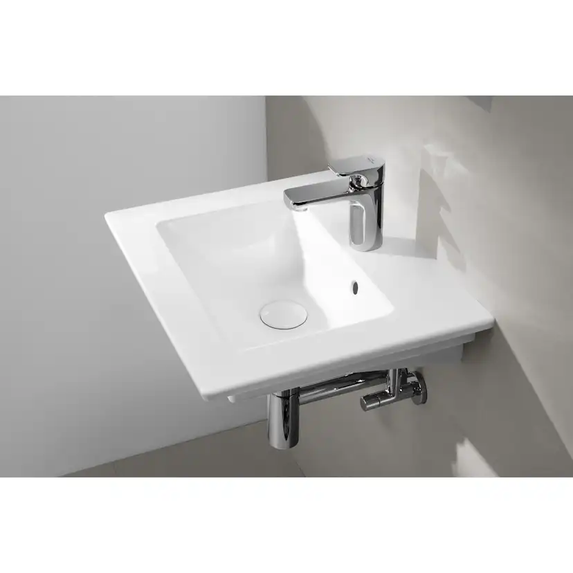 Tvättställ villeroy & Boch Venticello 412450R1 Vit Alpin CeramicPlus, för Enhålsblandare