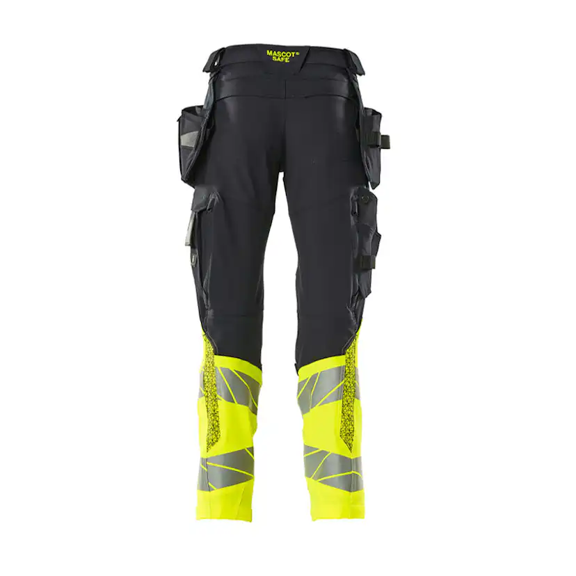 Mascot ACCELERATE SAFE Byxor med hängfickor 19131-711-01017 Storlek: 82C66, Färg: Mörk Marin/hi-vis Gul