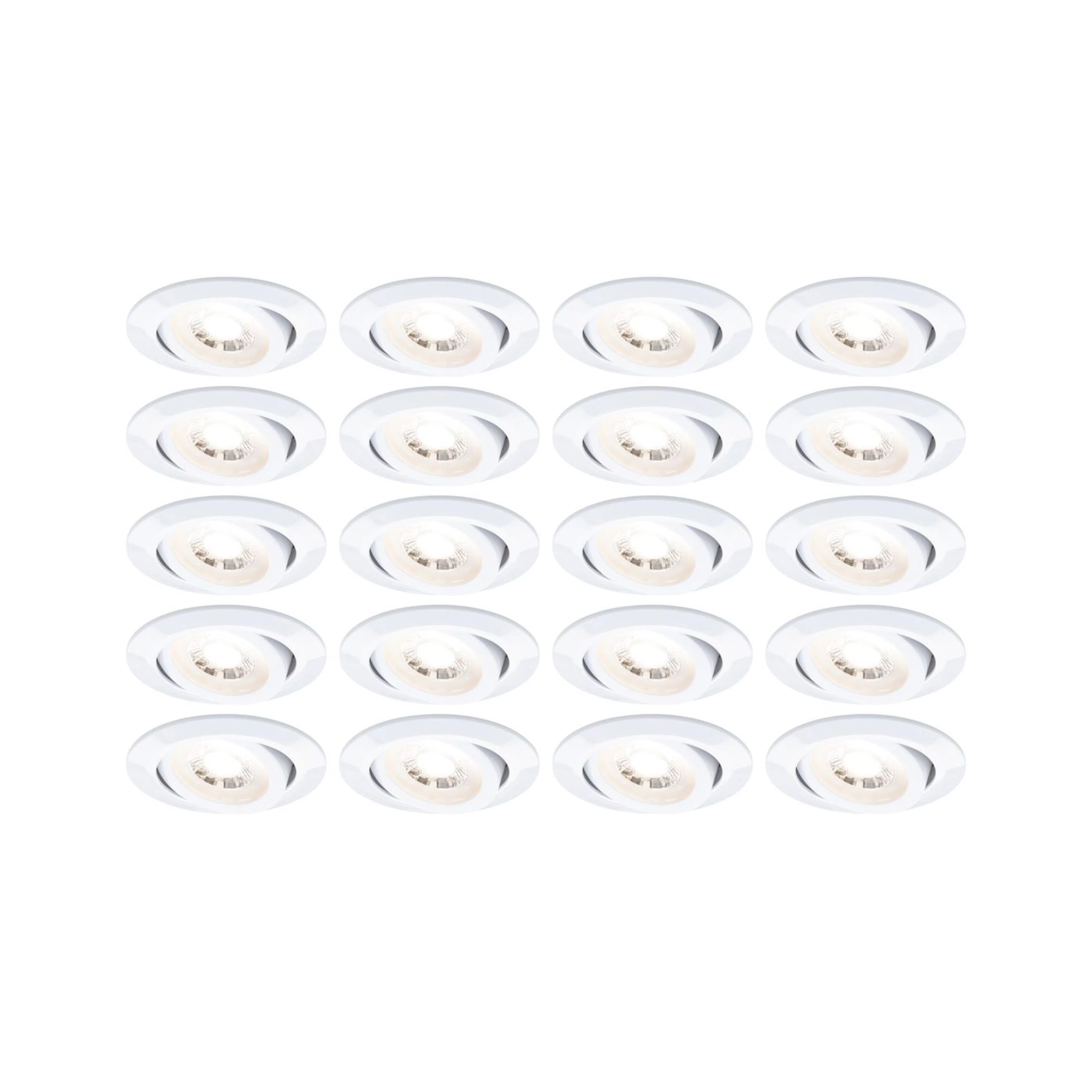 Downlight Paulmann FixedLED Swivelling 20-pack, Nej