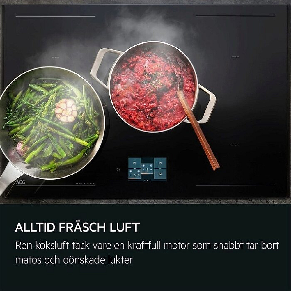 Frihängande Köksfläkt AEG DPE5650W ExtractionTech Plus Vit