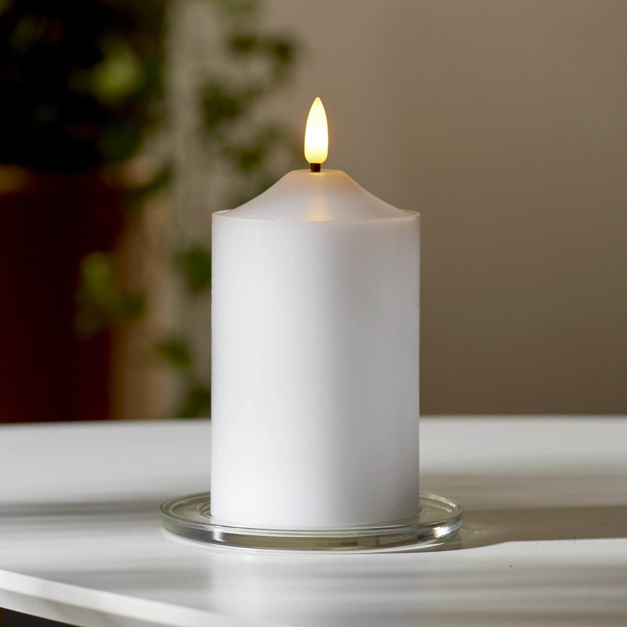 Blockljus Star Trading LED Flamme