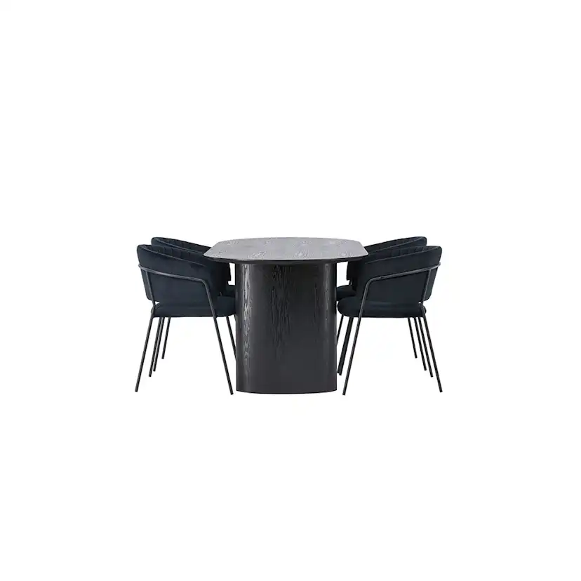 Matgrupp Venture Home Isolde med 4 st Selma stolar