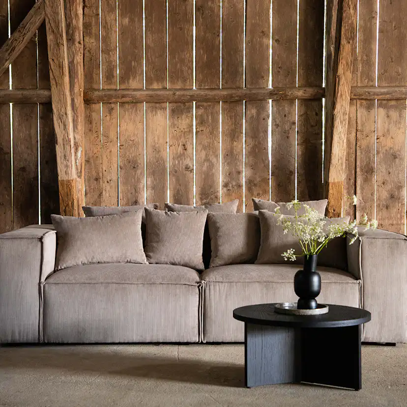 Soffa Vind Gillholmen Manchester Brun 3-Sits