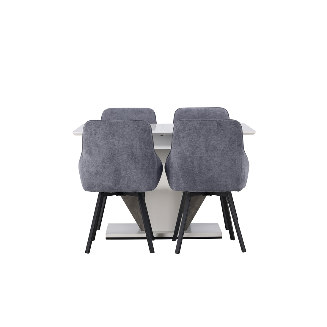 Matgrupp Venture Home Disa med 4st Rosie Matstolar