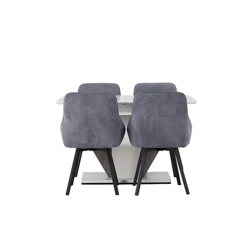 Matgrupp Venture Home Disa med 4st Rosie Matstolar