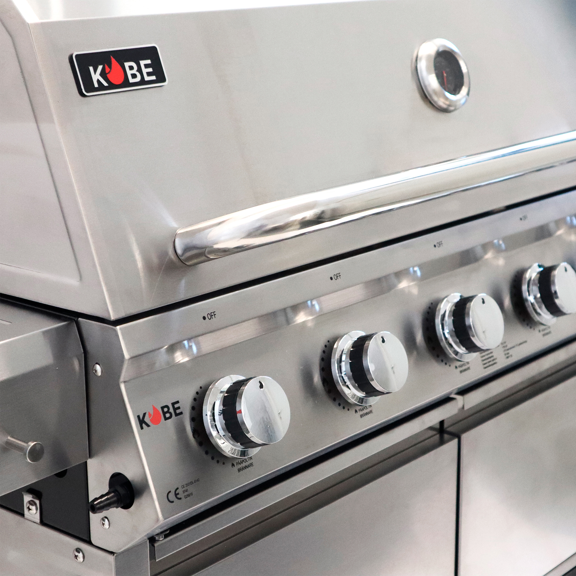 Gasolgrill Kobe Premium 6+1 RST PRE Grå
