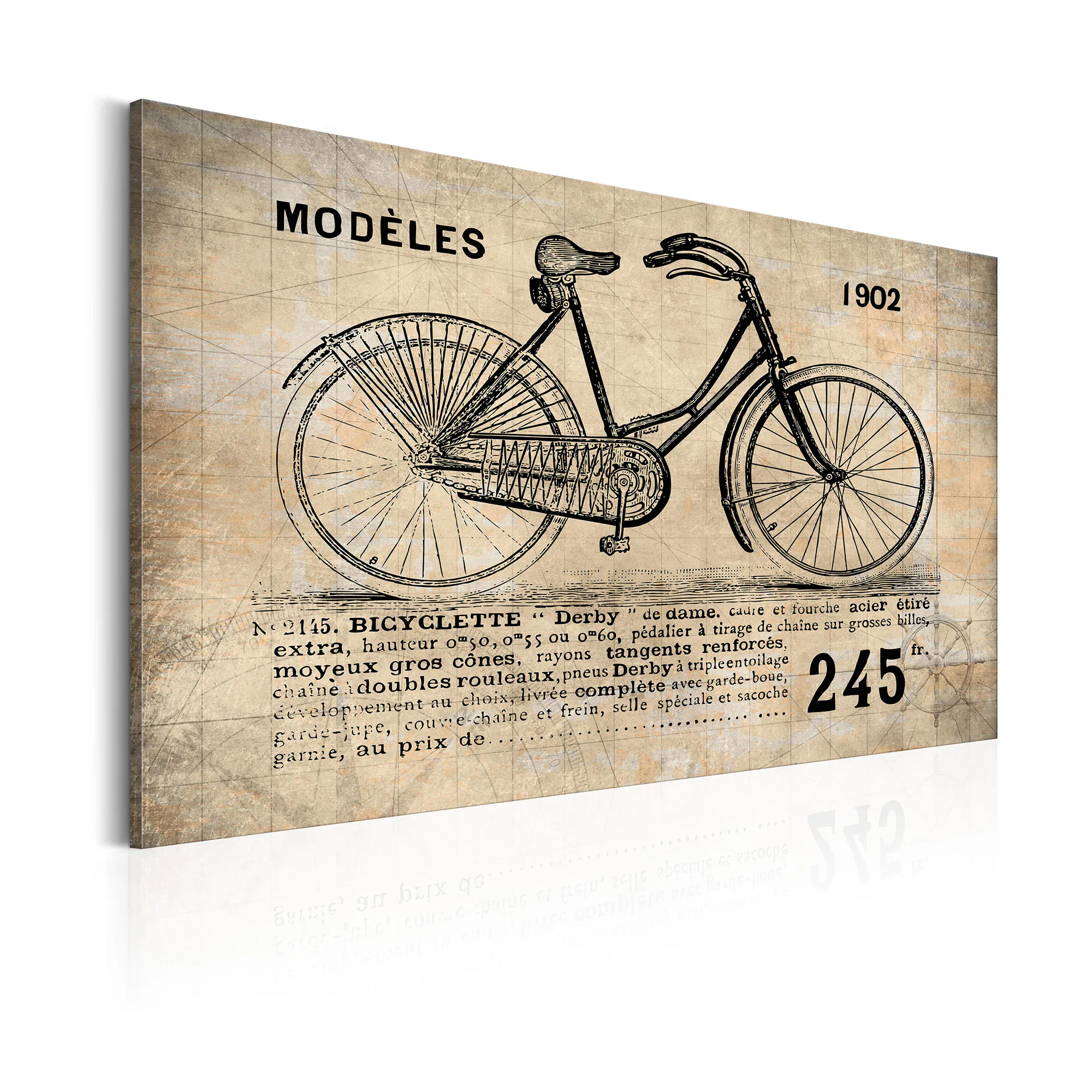 Tavla Arkiio N° 1245 Bicyclette