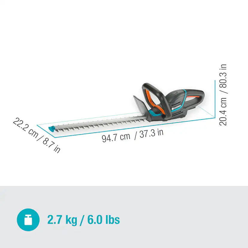 Häcksax Gardena ComfortCut 50/18V P4A utan Batteri