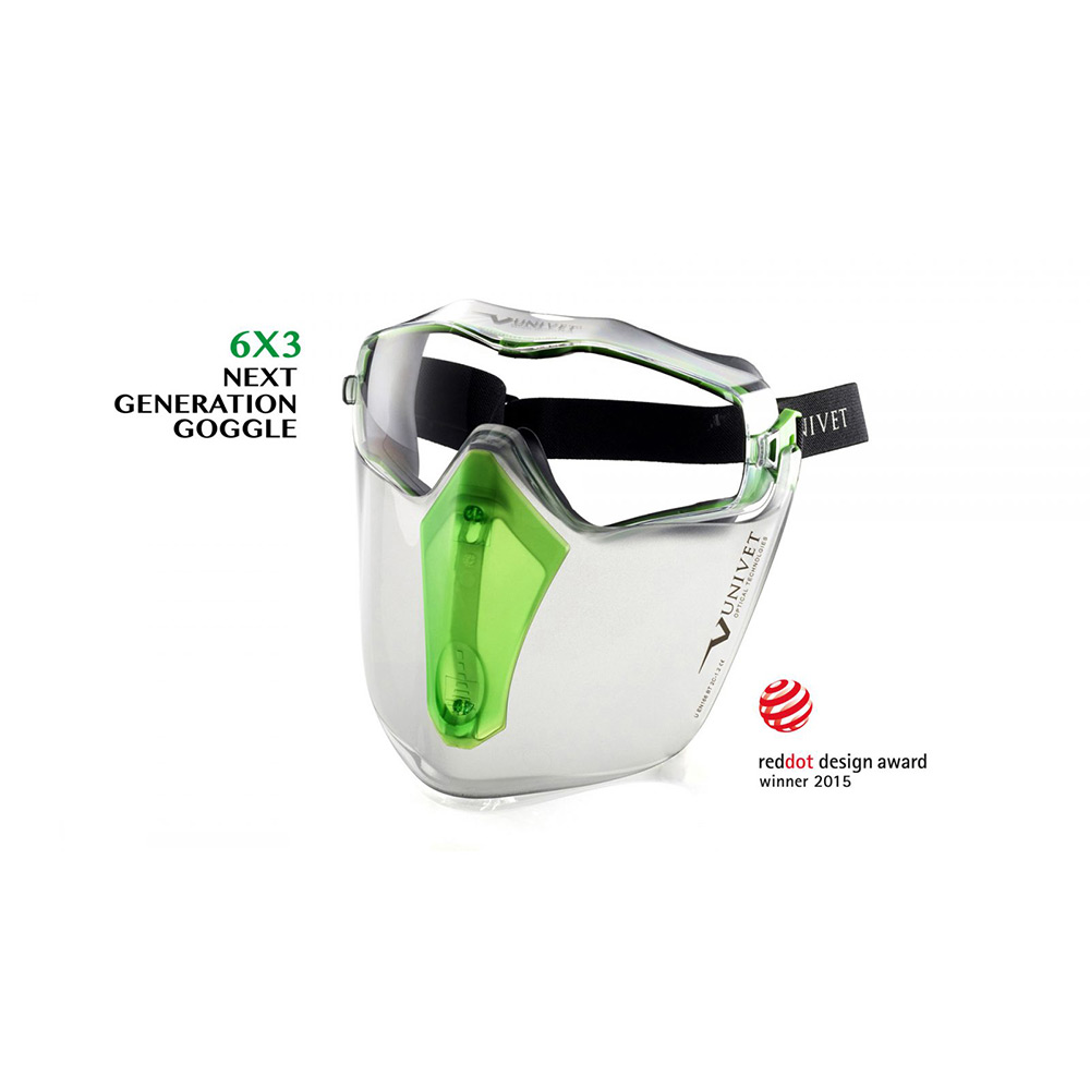 Skyddscyklop UNIVET Clear Ultra