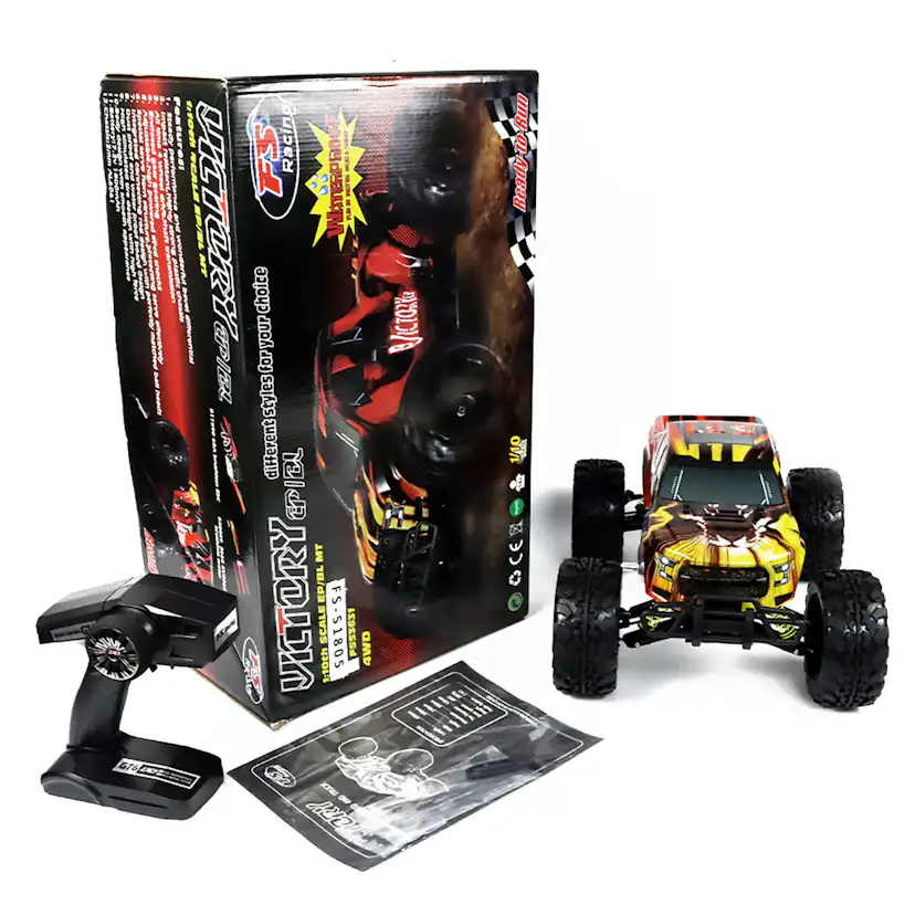 Radiostyrd Bil React New Tiger Nitro 4WD