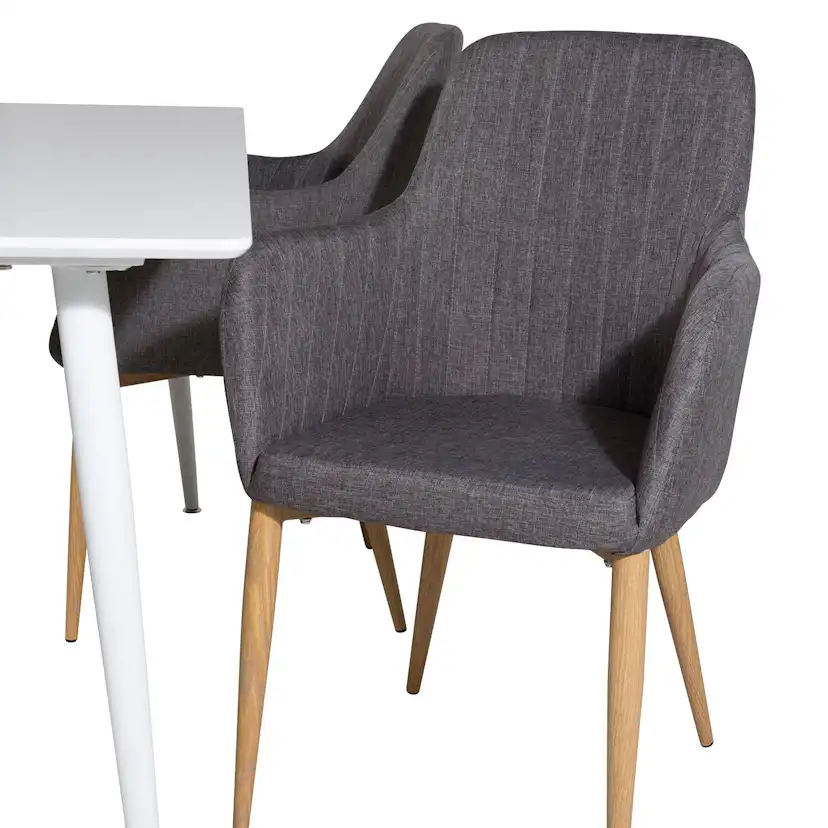 Matgrupp Venture Home Pobbie med 4 Corina Stolar Polyestertyg