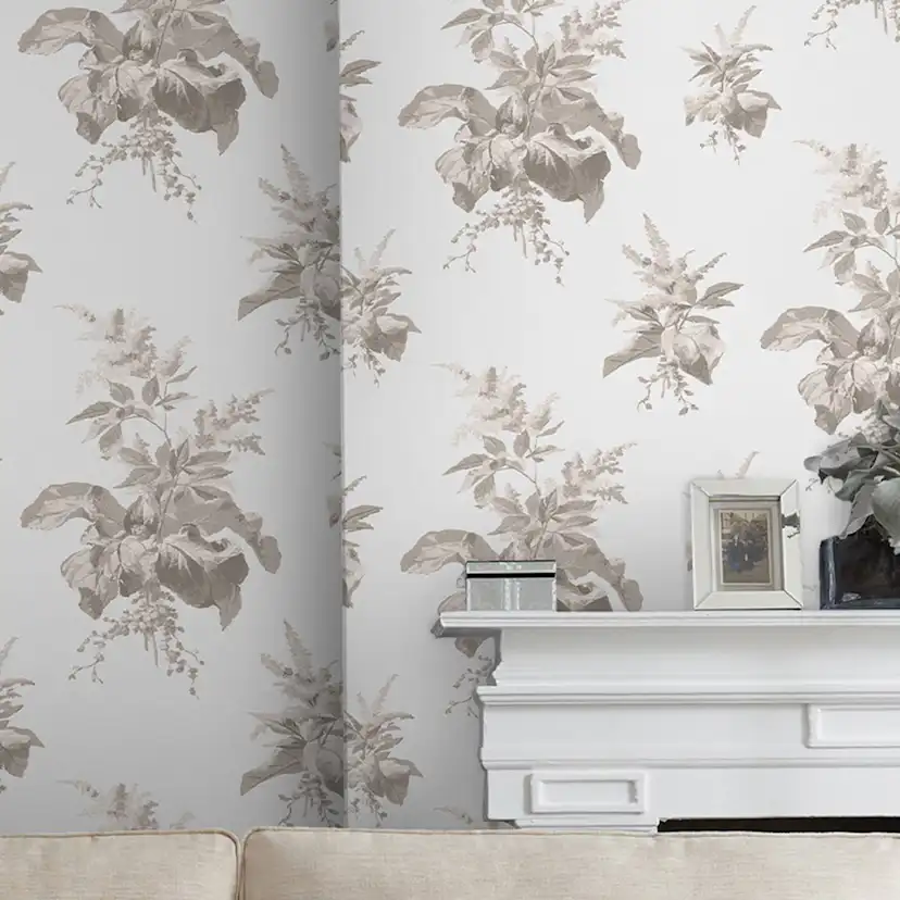 Tapet Laura Ashley Narberth Dove Grå 119850