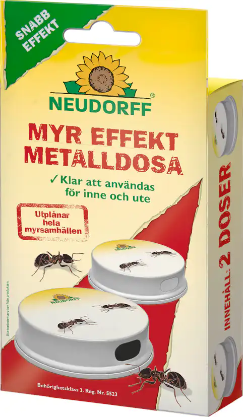 Insektsbekämpning Neudorff Myr Effekt Metall Dosor för Myrsamhällen