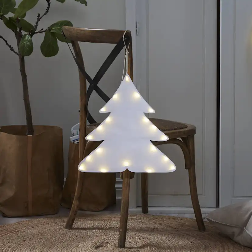 Hängande Dekoration Star Trading Milla Gran med LED