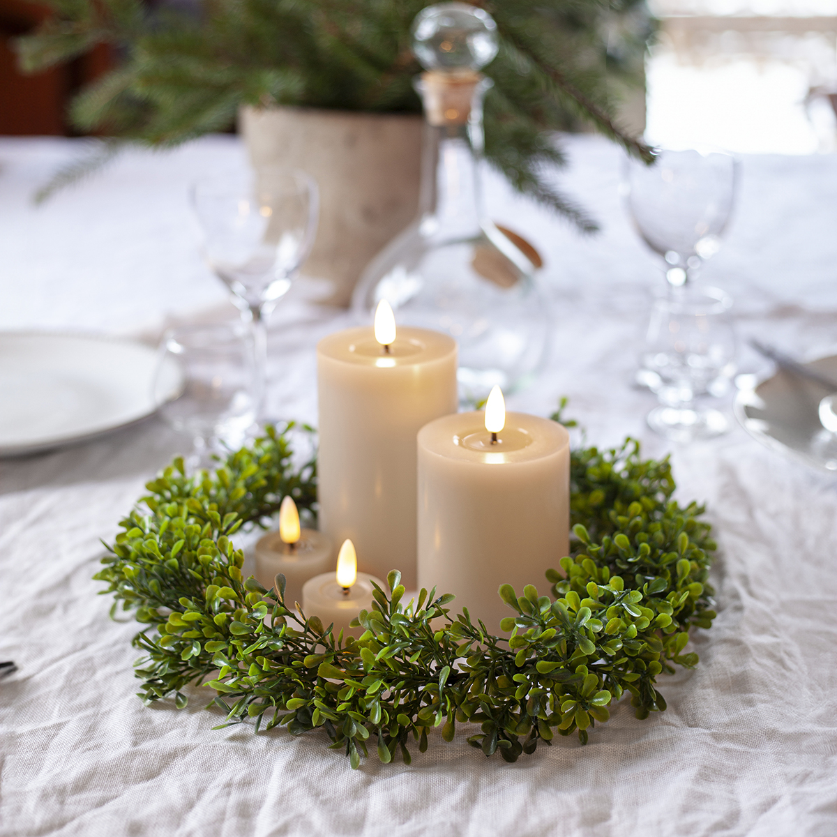 LED-Värmeljus Star Trading Flamme Flow 4x5 cm 2-pack