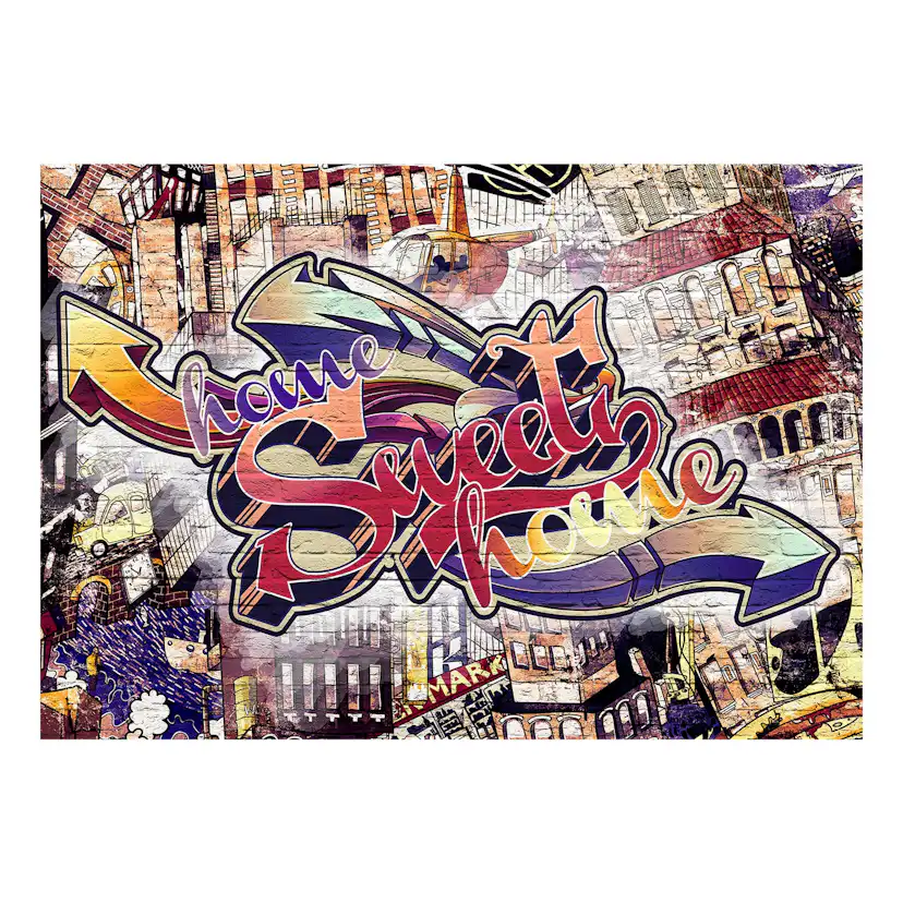 Fototapet Arkiio Självhäftande Cool Graffiti