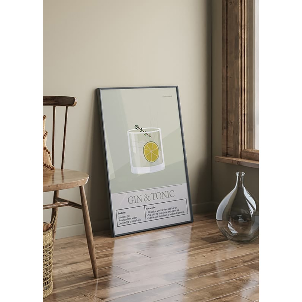 Poster Gallerix Gin Tonic Cocktail