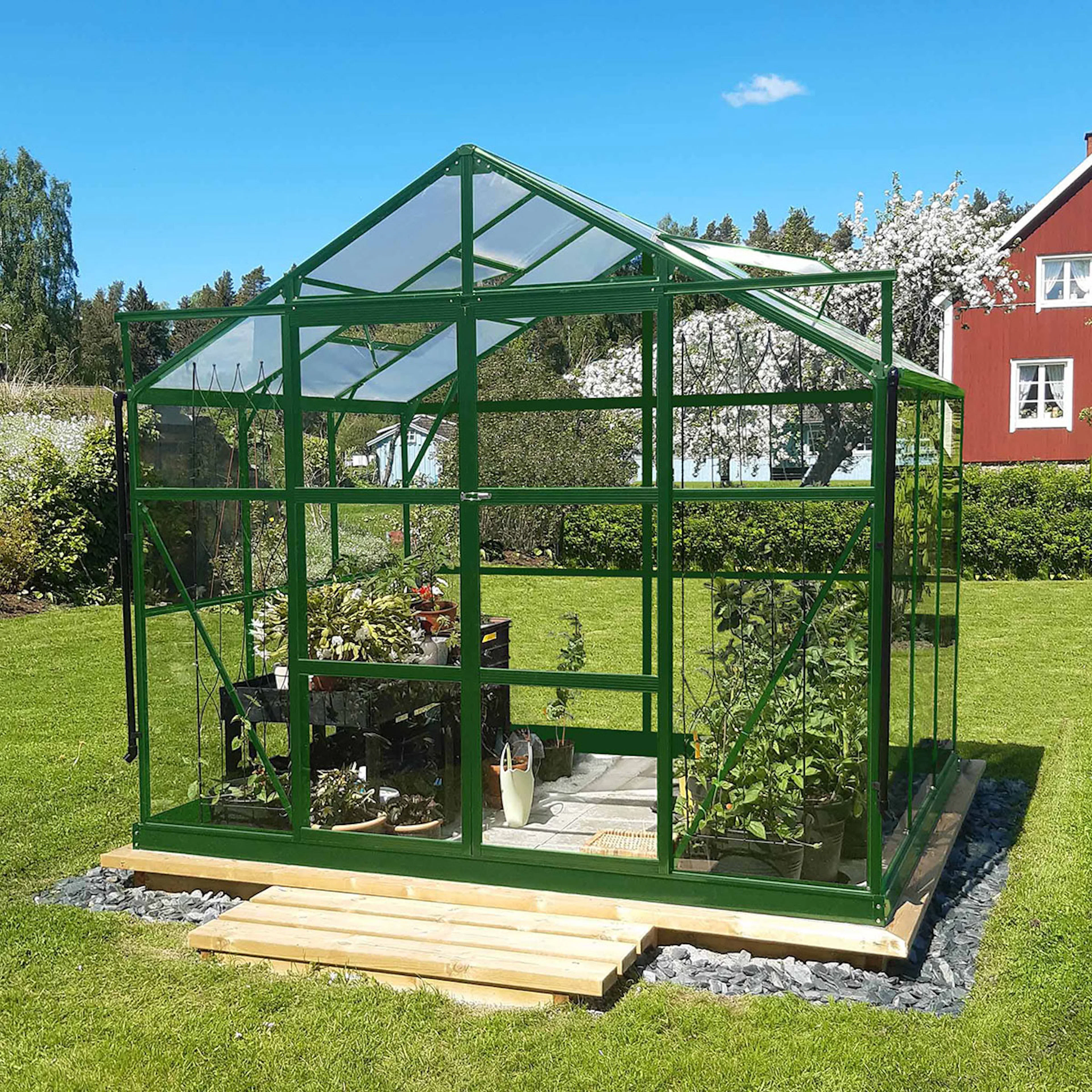 Växthus Metalcraft 4,9 kvm Rektangulärt