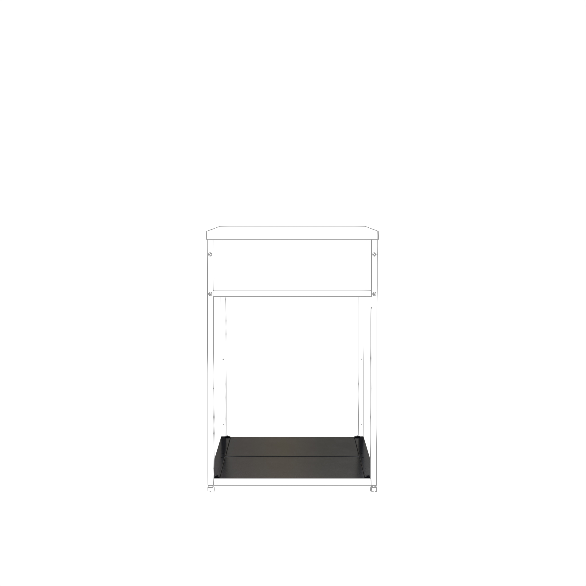 Bottenplatta Skotte Kitchen 1208  Svart Till Utekök