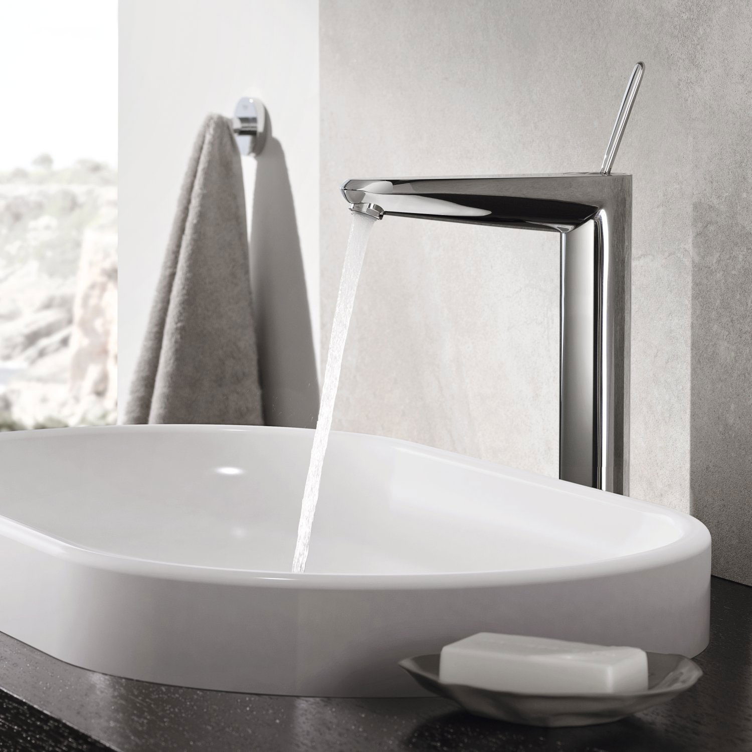 Tvättställsblandare Grohe Eurodisc Joy Xl-size Med Lyftventi Krom