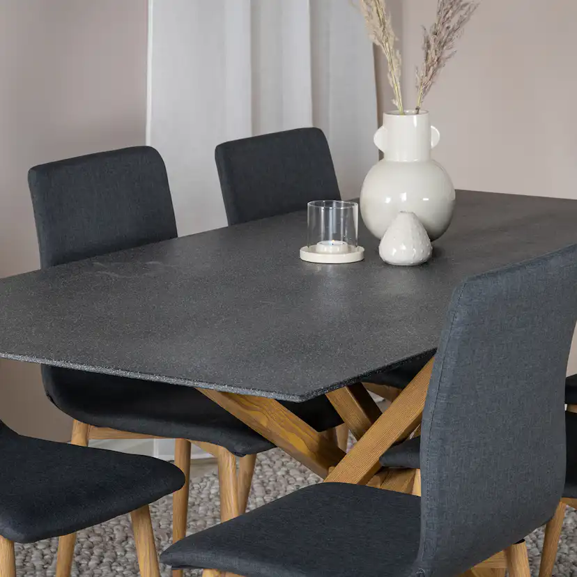 Matgrupp Venture Home Piata med 6 Walter Stolar Polyestertyg