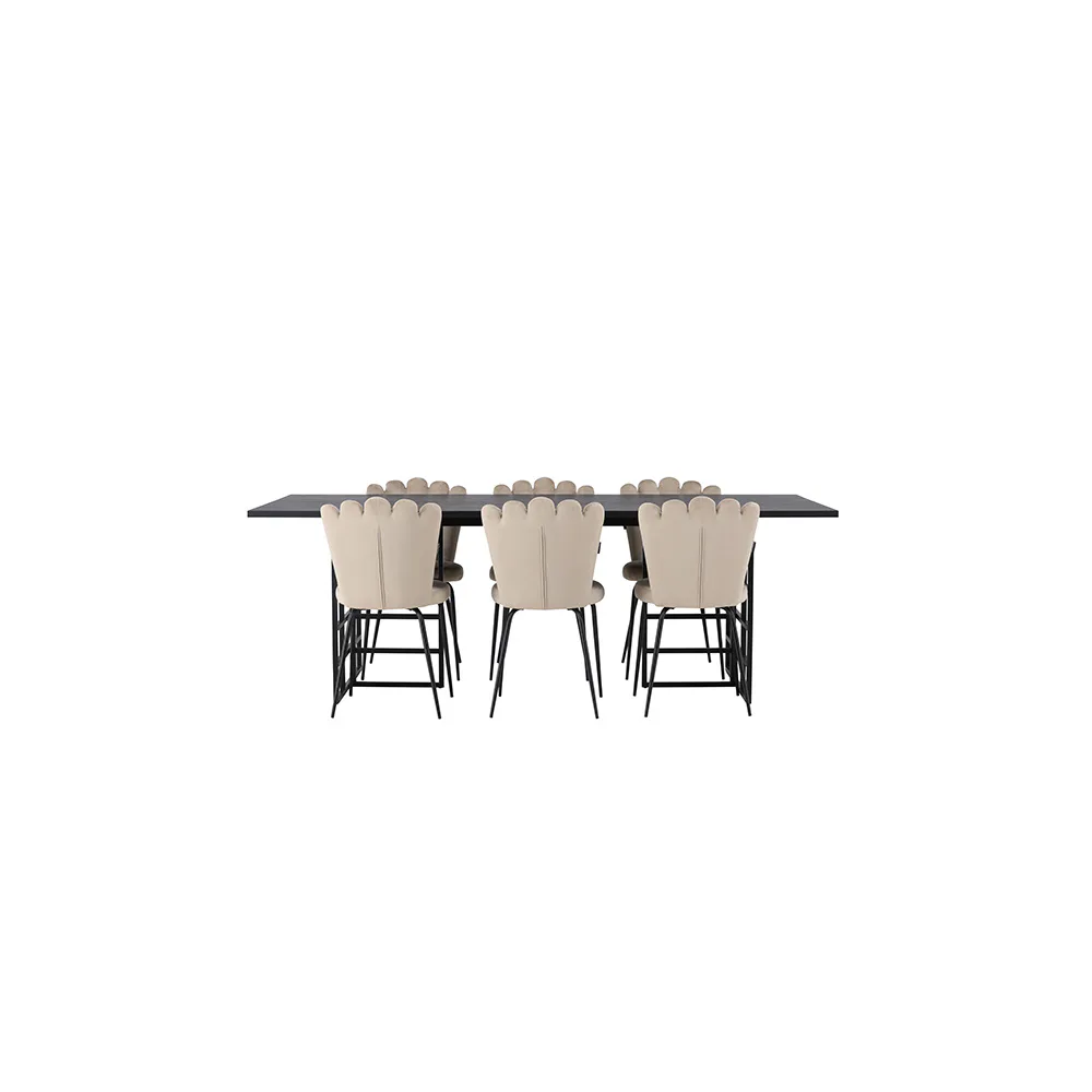 Svart/Beige
