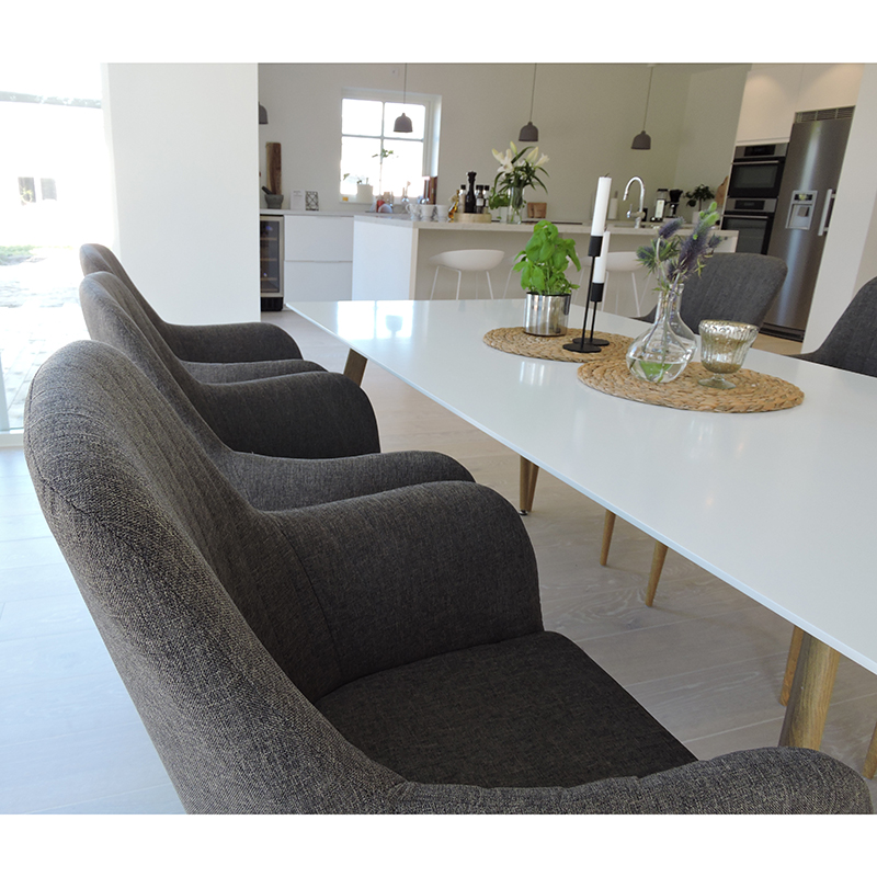 Matgrupp Venture Home Pelle Casper med 6 Stolar