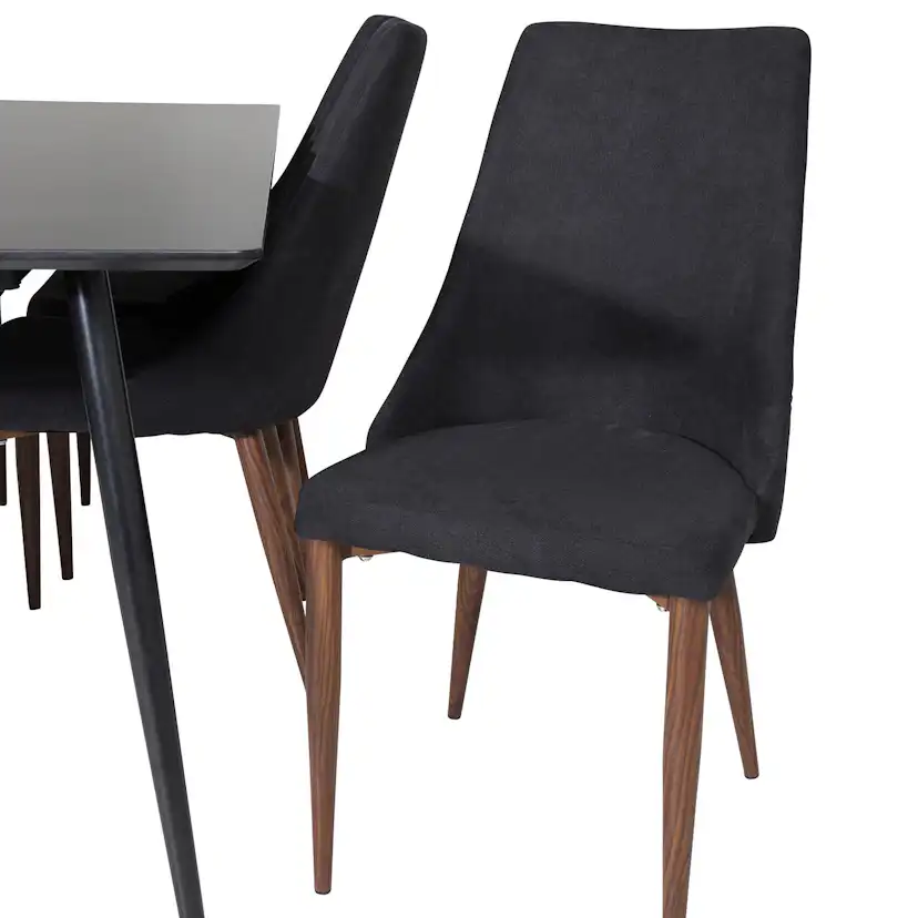 Matgrupp Venture Home Silvia med 6 Laura Stolar Polyestertyg