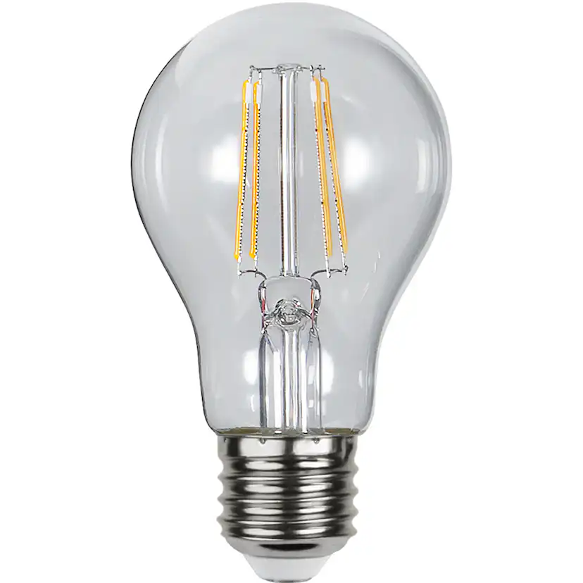 LED-lampa Star Trading E27 A60 Twilight Sensor Klar 4,2W