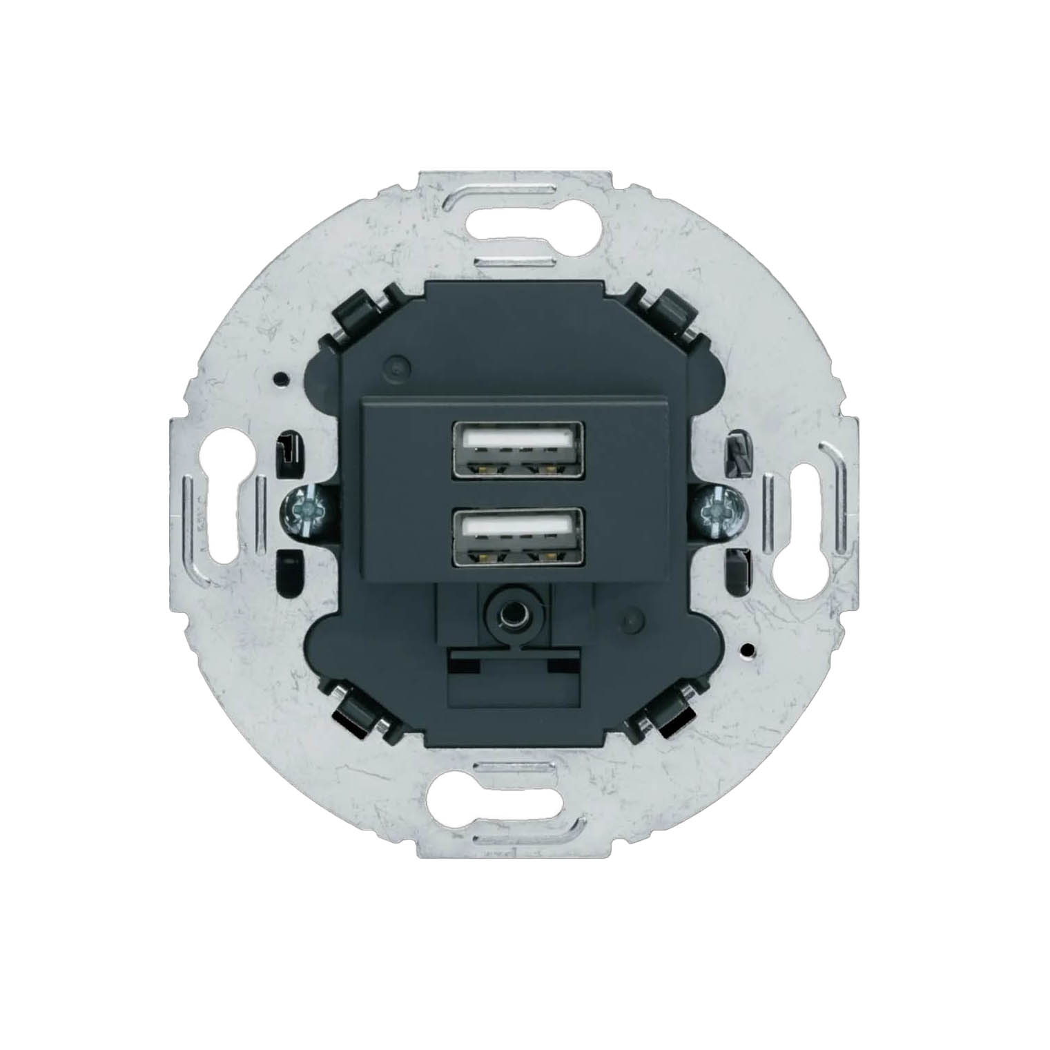USB-ladduttag Hager Insats med 2st USB 3 A Serie 1930