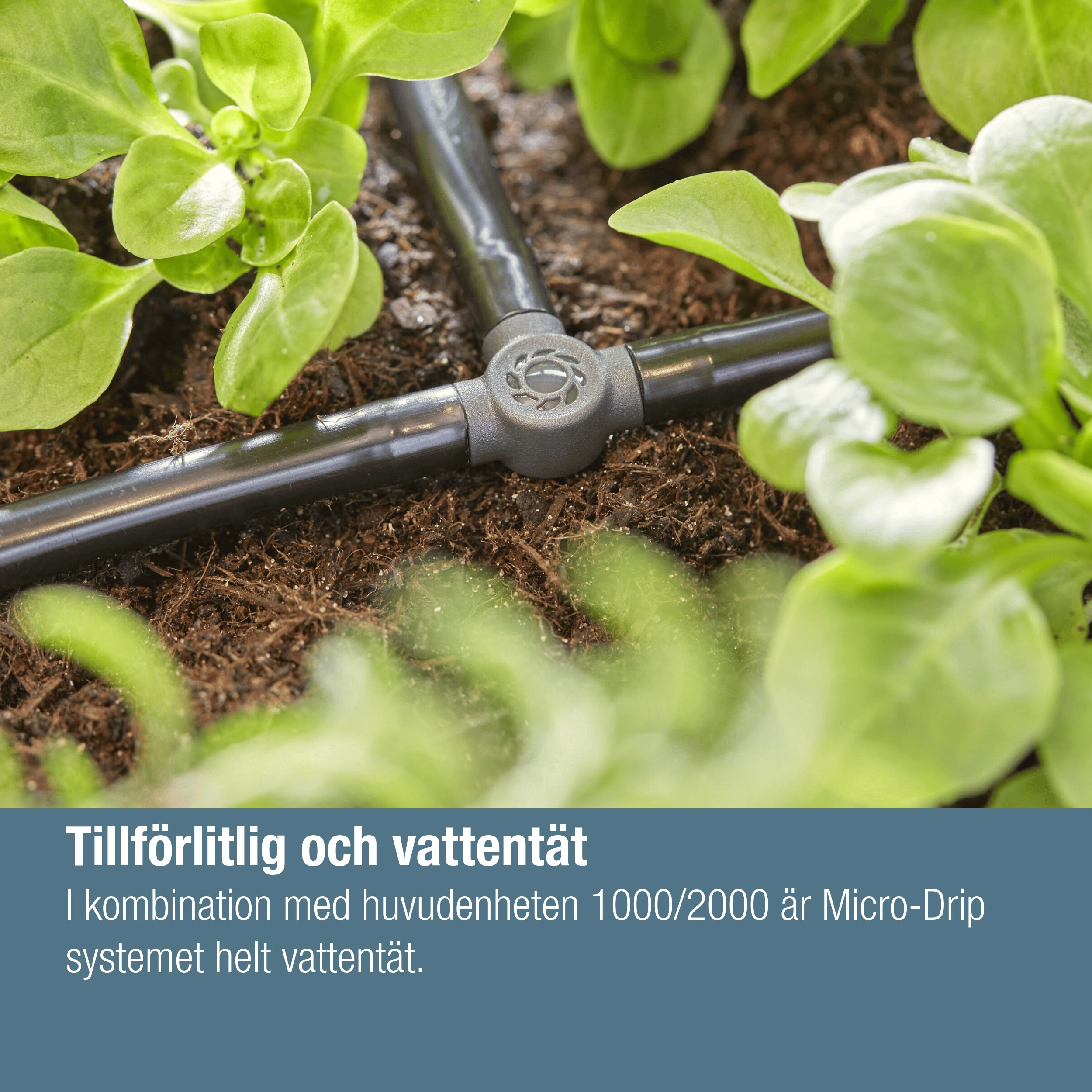 T-koppling Gardena Micro-Drip 4,6 mm (3/16")