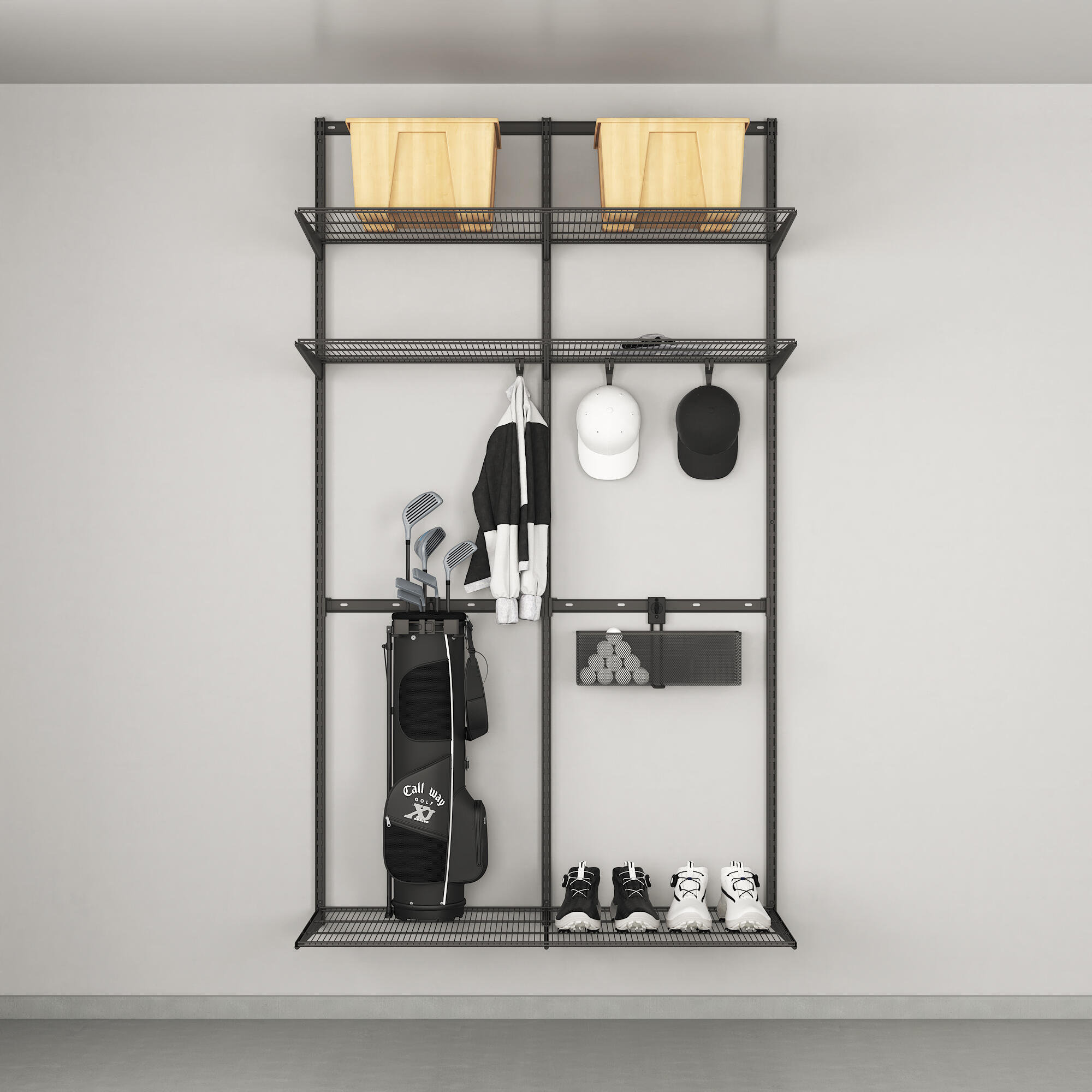 Golfförvaring Elfa Ready Solution 1 Garage+ B: 1248 mm