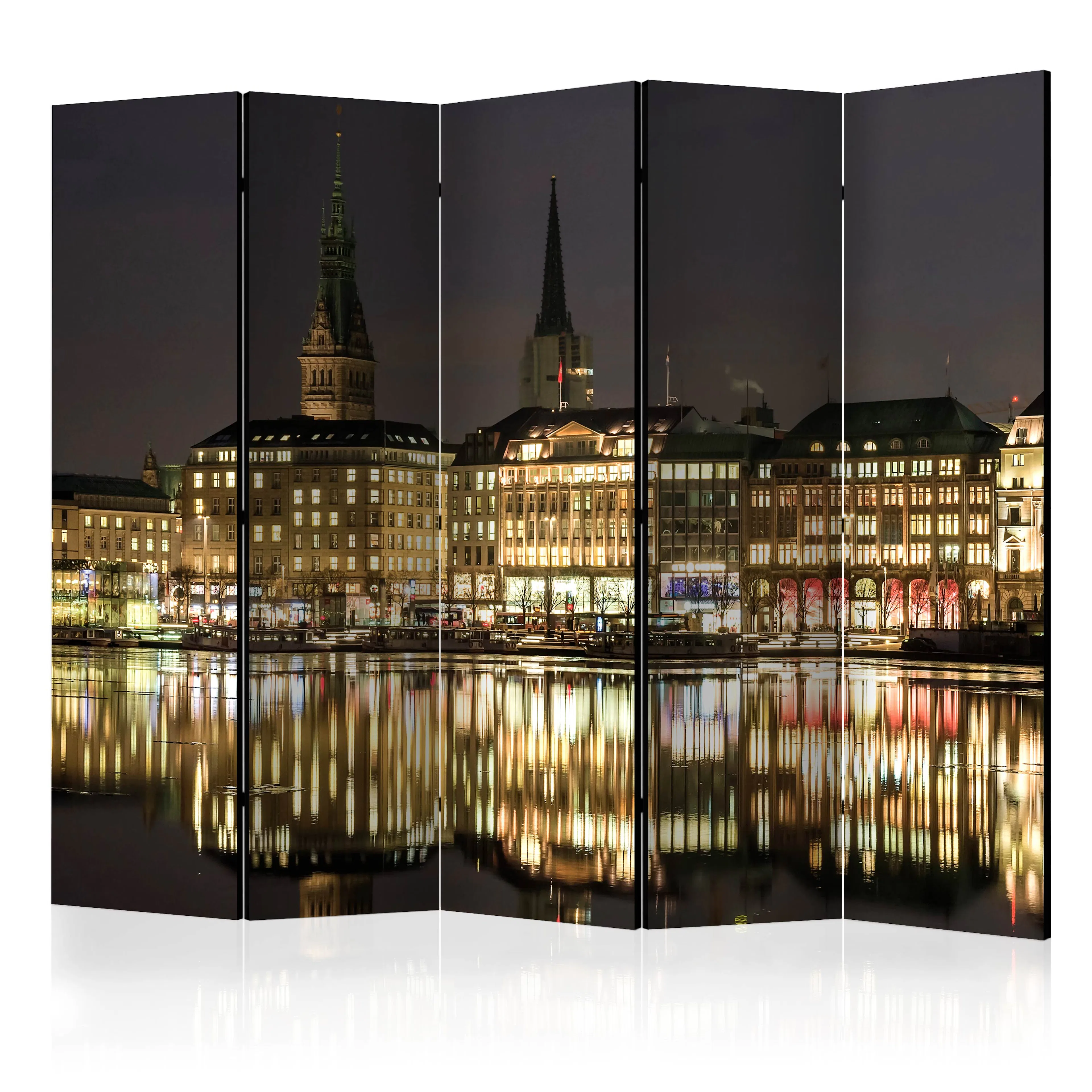 Rumsavdelare Arkiio Night in Hamburg II 225x172 cm