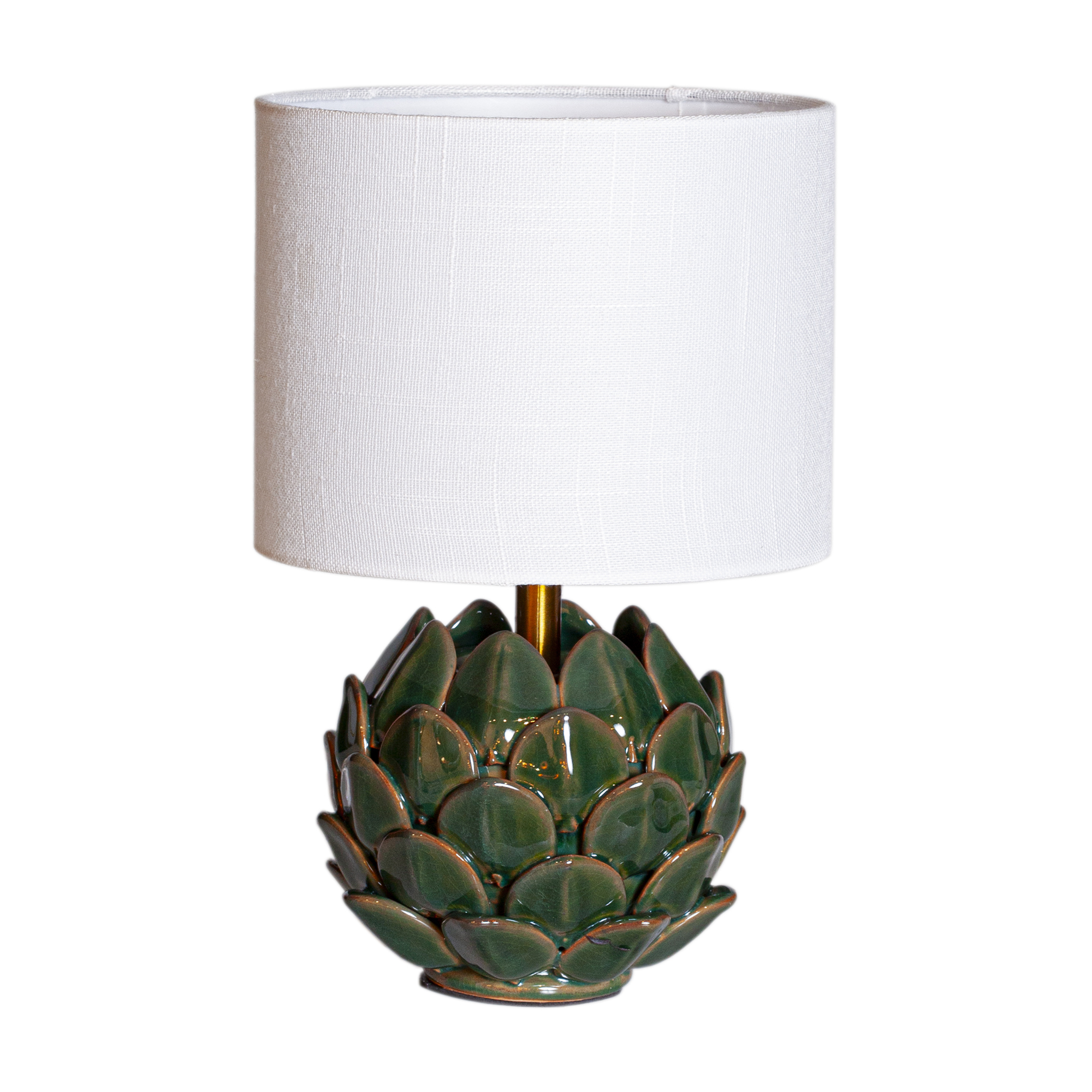 Bordslampa Cottex Rosanna H30 cm Keramikfot med Linneskräm