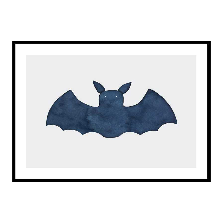 Watercolor Bat 70x100 cm
