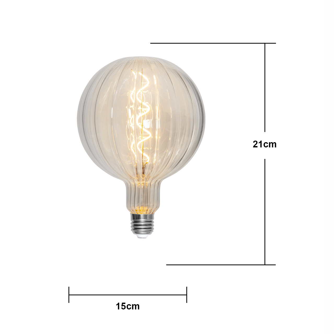 LED-lampa Star Trading Decoled Line E27 G150