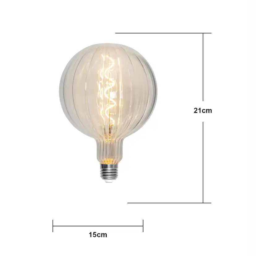 LED-lampa Star Trading Decoled Line E27 G150