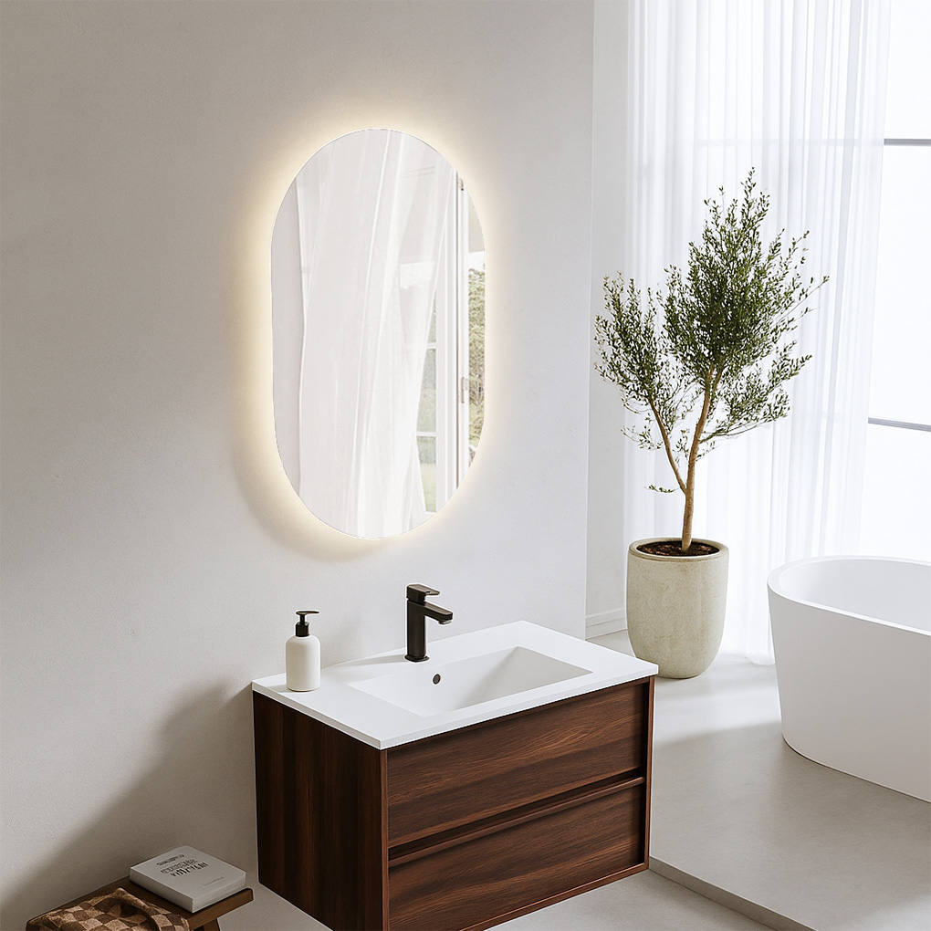 Spegel Bathlife Lyster Oval