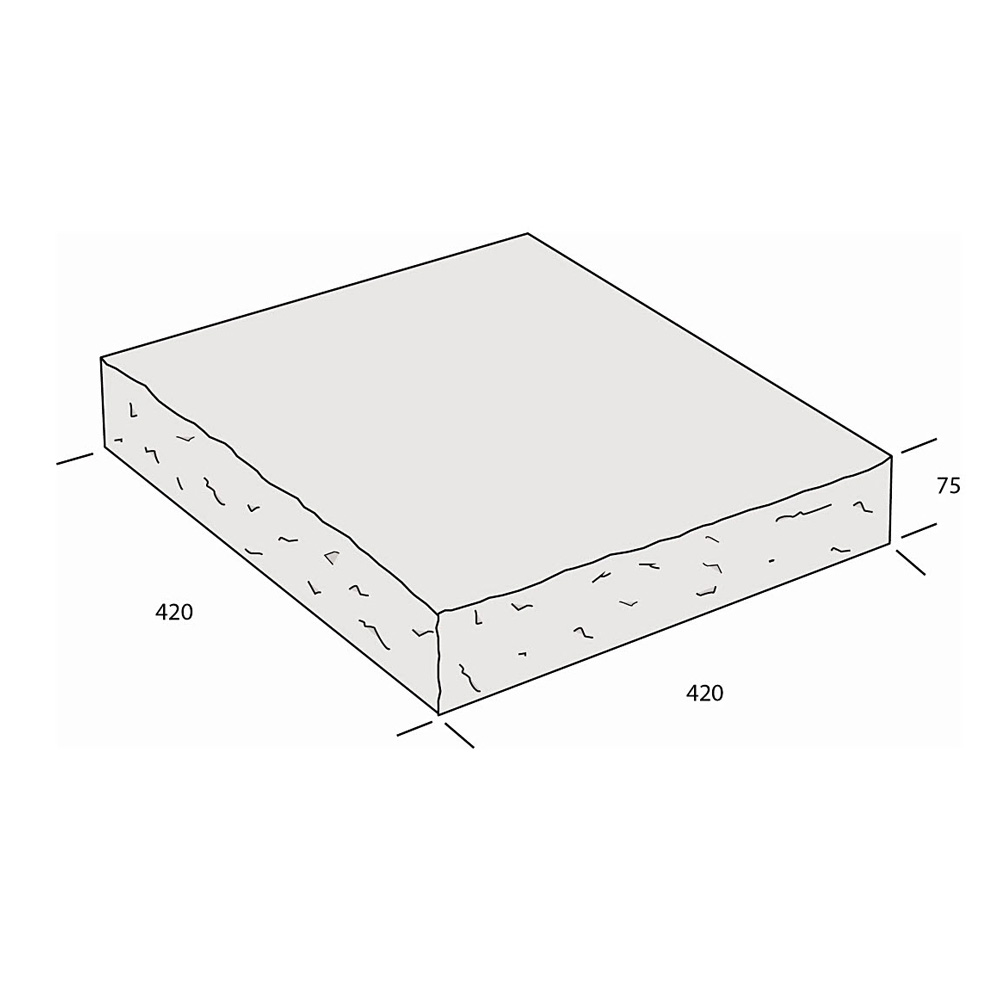 Krönplatta S:t Eriks Topaz Antracit