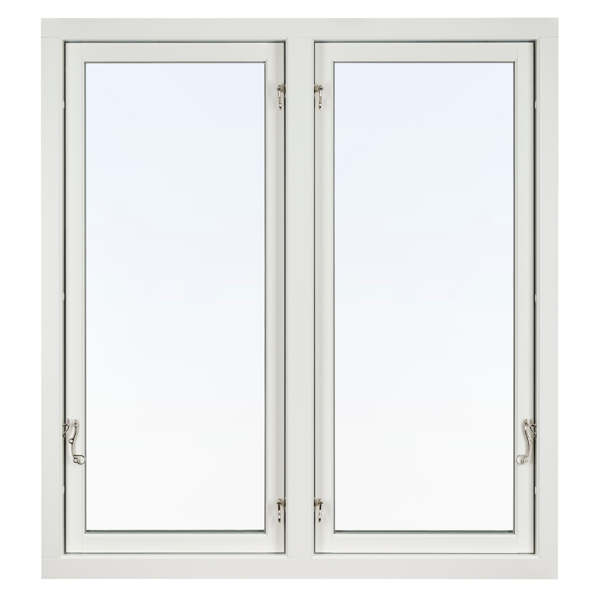 Sidohängt Fönster Svenska Fönster 2-Luft Trä 2-Glas Rund Profil