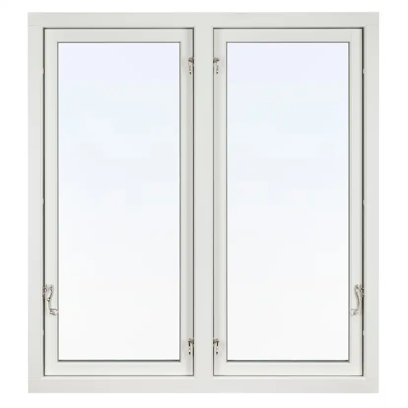 Sidohängt Fönster Svenska Fönster 2-Luft Trä 2-Glas Rund Profil