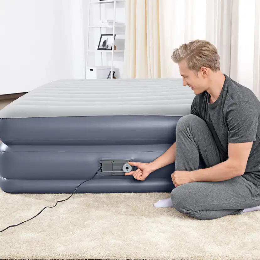 Uppblåsbar Madrass Bestway Tritech Quadcomfort Airbed Queen