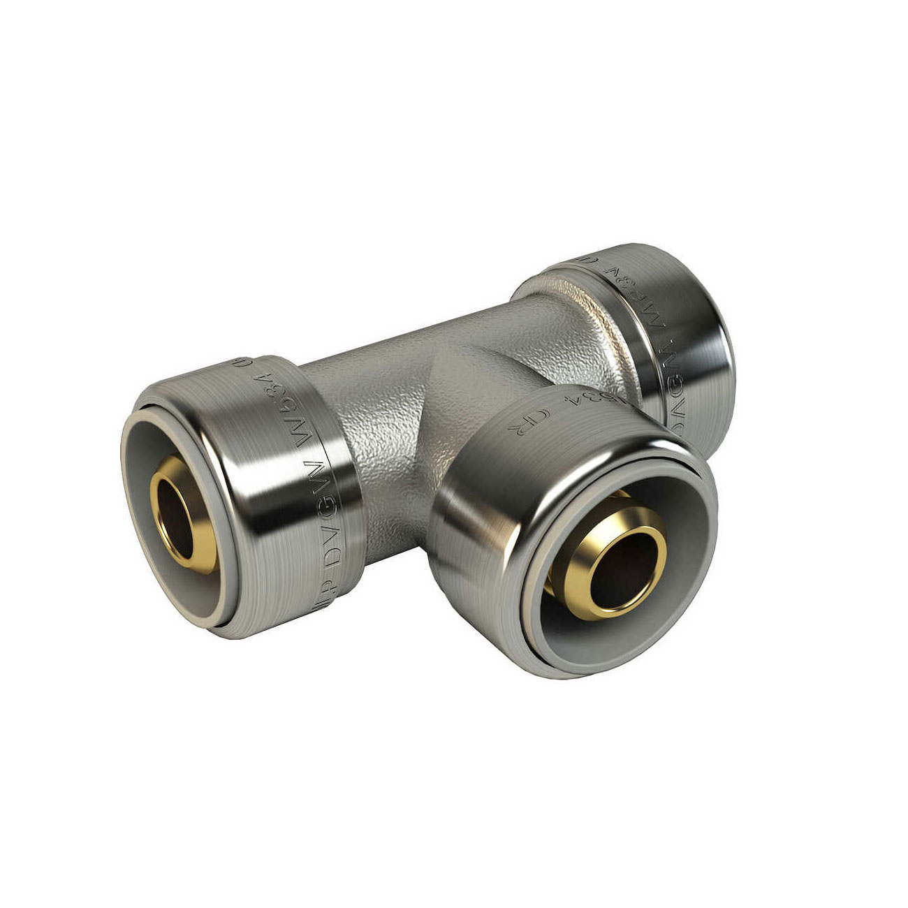 PUSHFIT T-KOPPLING AX20XAX20XAX16 AX20 x AX20 x AX16