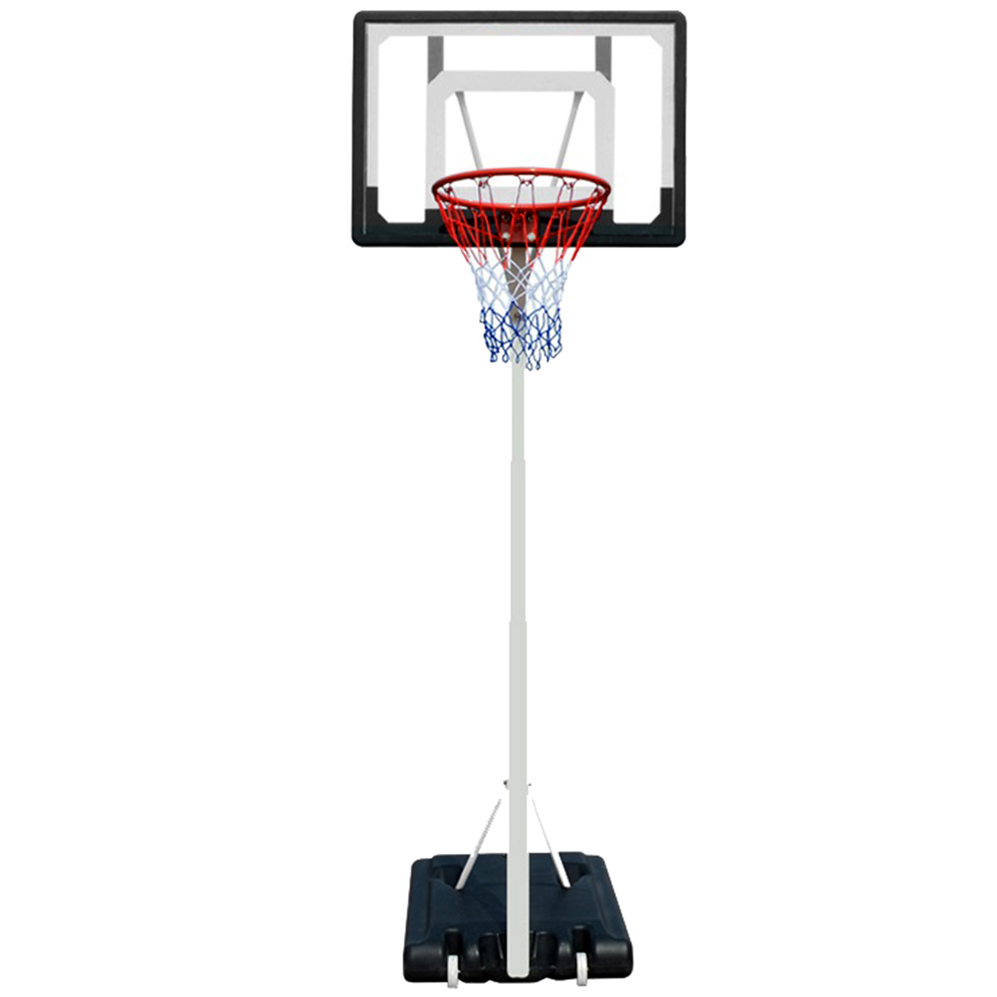 Basketställning Trekkrunner Hook Shot med Hjul & Justerbar Basketkorg 2,10-2,60m